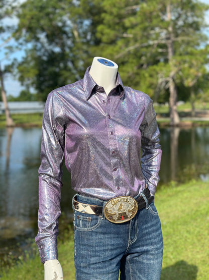 Twisted Equine “Purple Bliss” lightweight pullover